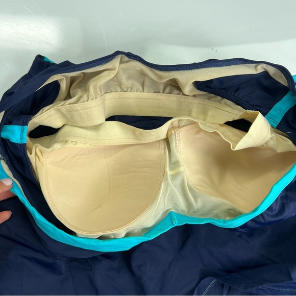 Swimsuits For All Women's Plus Size 2-Piece Swim Skirtini Set 18 L13-35 - Picture 7 of 8